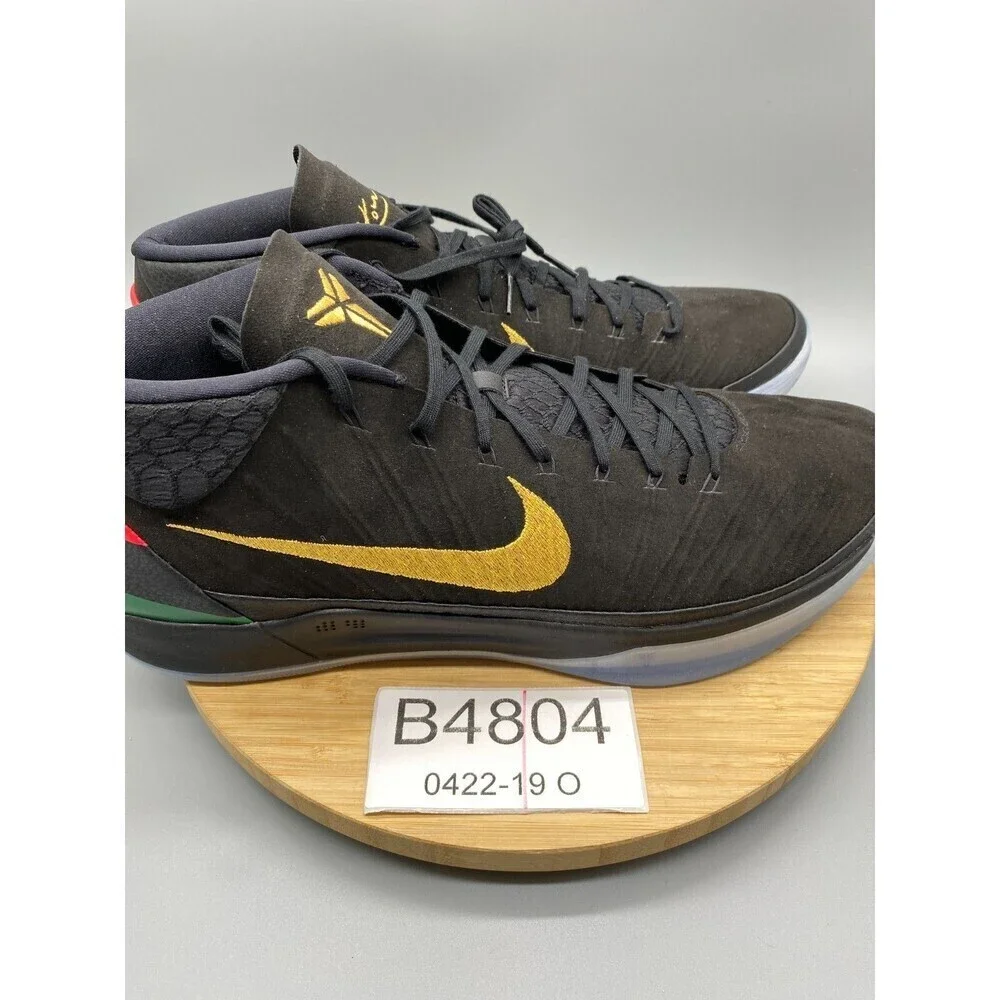 Nike Kobe AD Shoes Black Gold Basketball Sneakers Lace AQ9579-001 Mens 17.5 - Picture 12 of 12